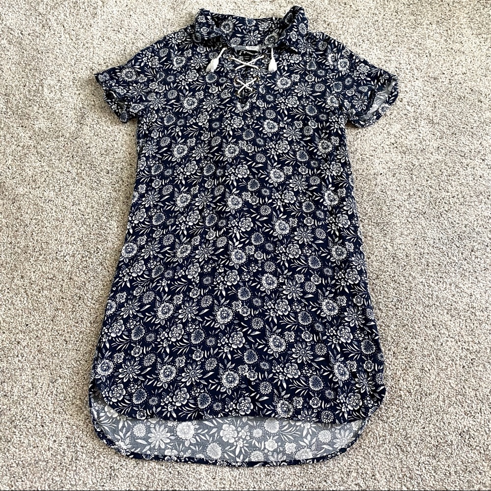 Art Class Navy Dress